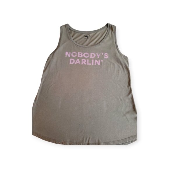 Idyllwind olive sleeveless tank top Women's size medium EUC - Picture 6 of 14